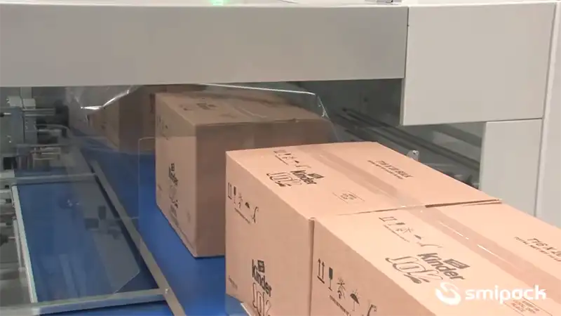 Smipack HS800 Servo упаковка больших коробов в пленку